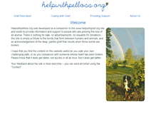 Tablet Screenshot of helpwithpetloss.org